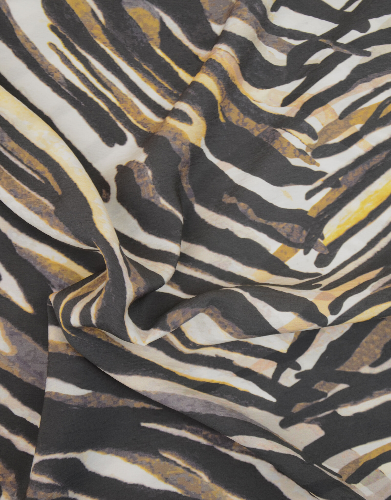 Hilco Viscose crepe Doro zebraprint