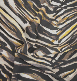 Hilco Viscose crepe Doro zebraprint