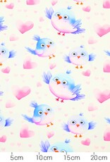 Katoen jersey schattige mus hartjes Katoen jersey schattige mus hartjes