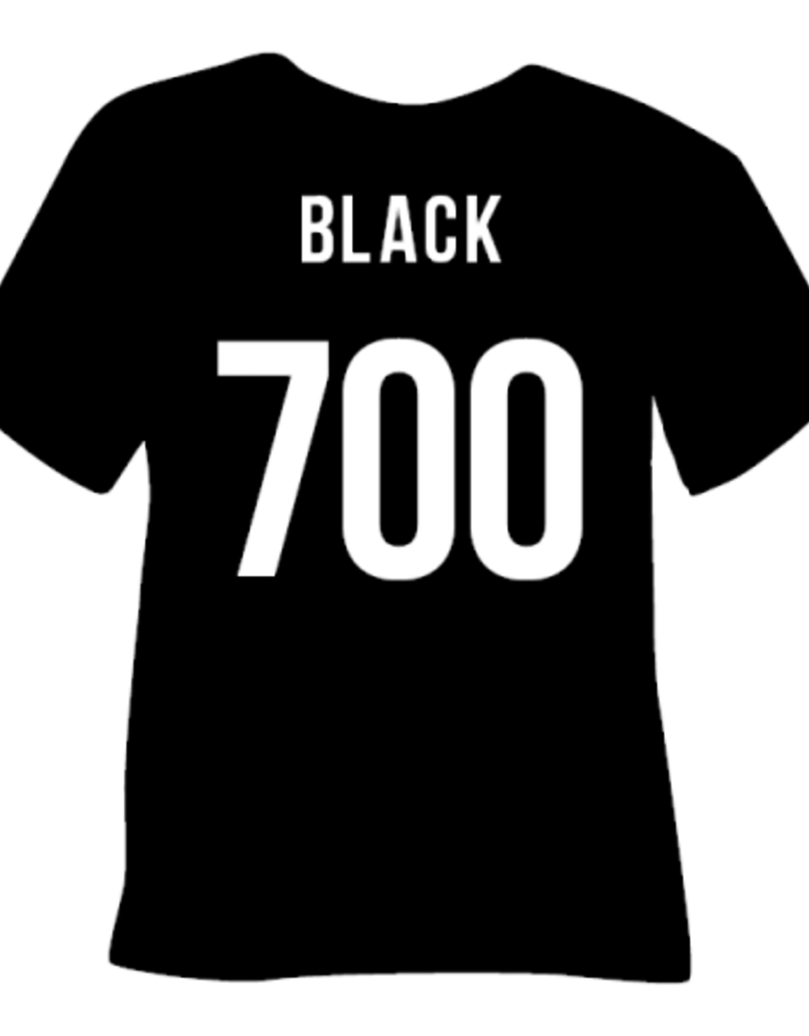 Siser flockfolie zwart 019 black op 30cm breedte