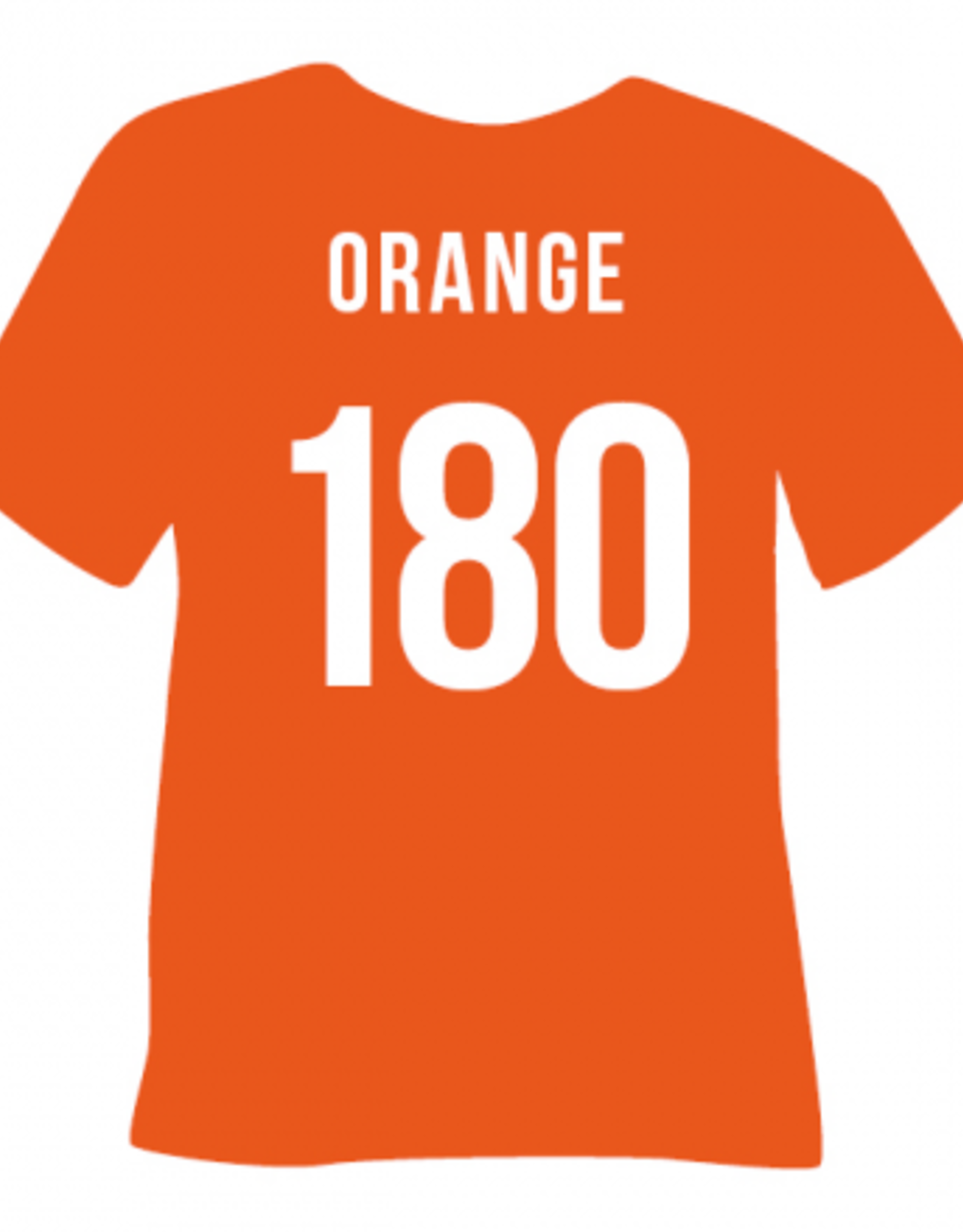 Siser flockfolie oranje 06 orange op 30cm breedte