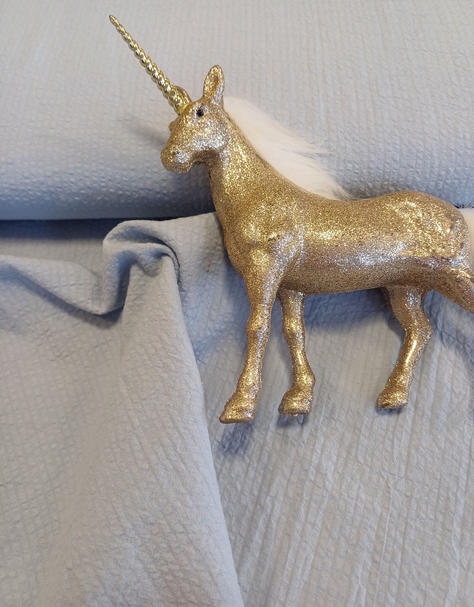 Seersucker uni licht blauw- FM