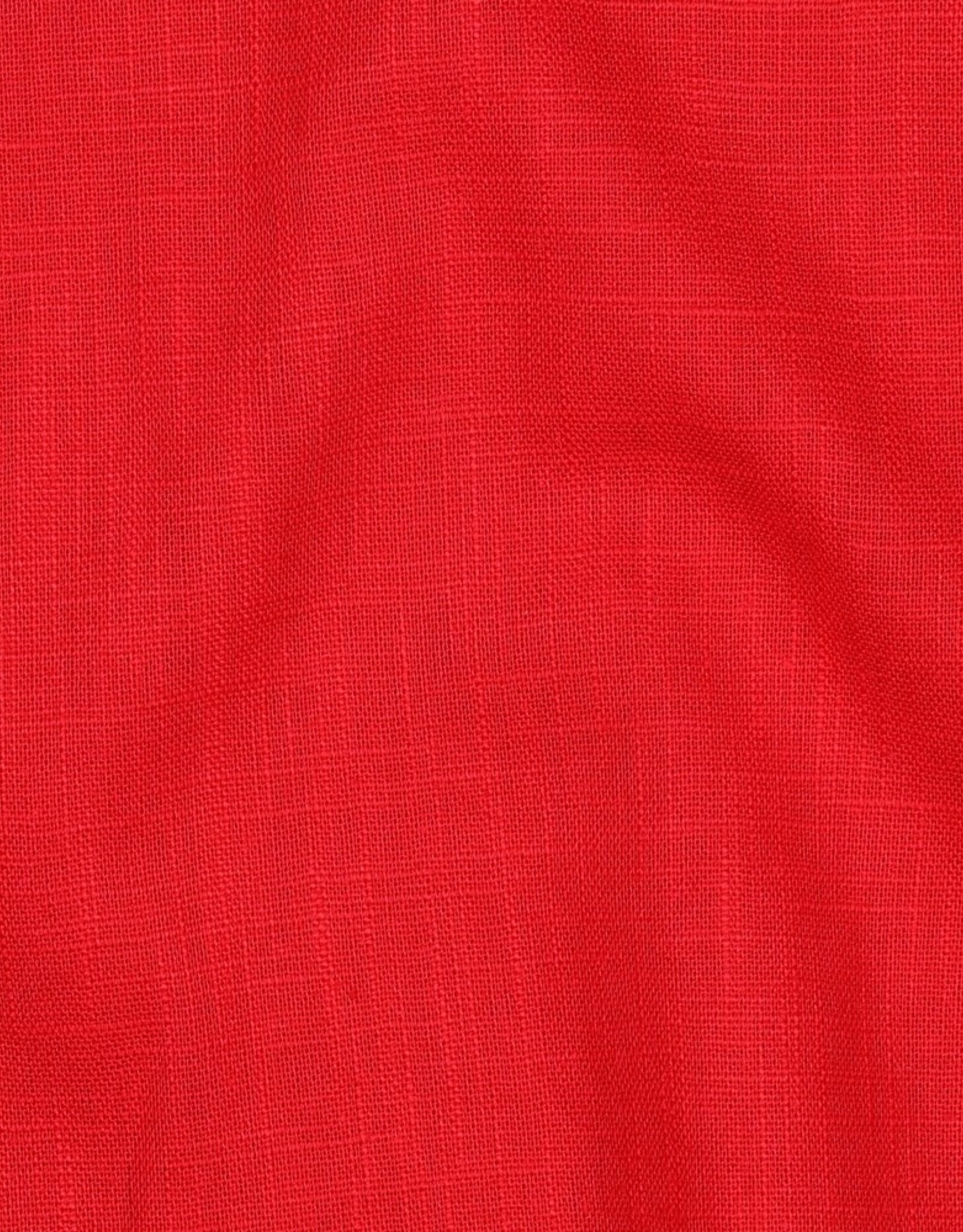 Linnen katoen  washed rood