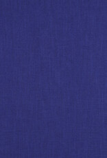 Linnen katoen  washed sapphire blauw Linnen katoen  washed sapphire blauw