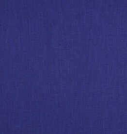 Linnen katoen  washed sapphire blauw