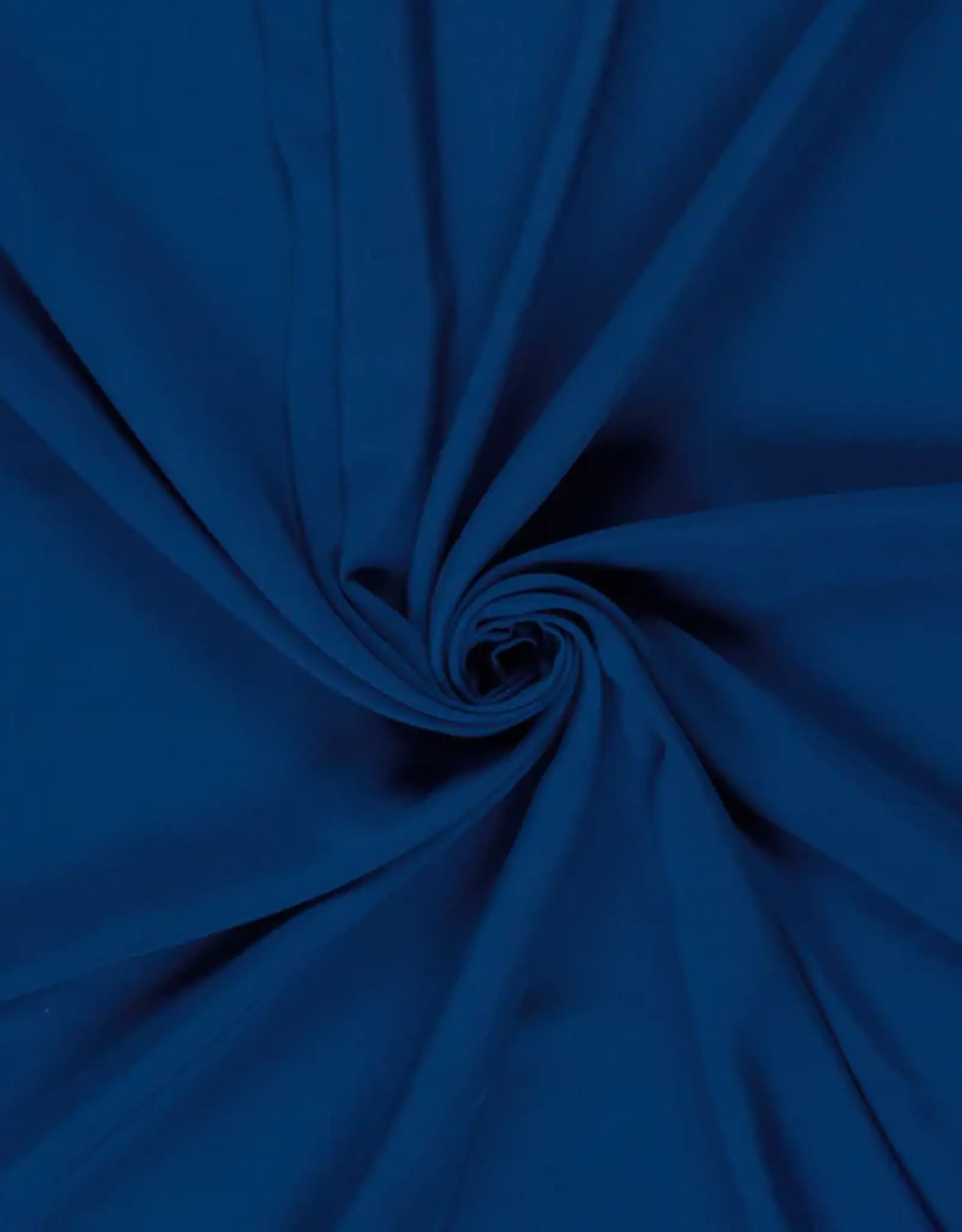 Bamboe Poplin Uni  kobalt