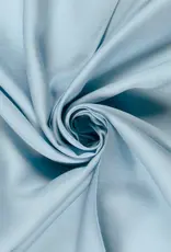 Viscose satijnlook  uni babyblauw