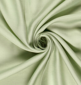 Viscose satijnlook  uni mint