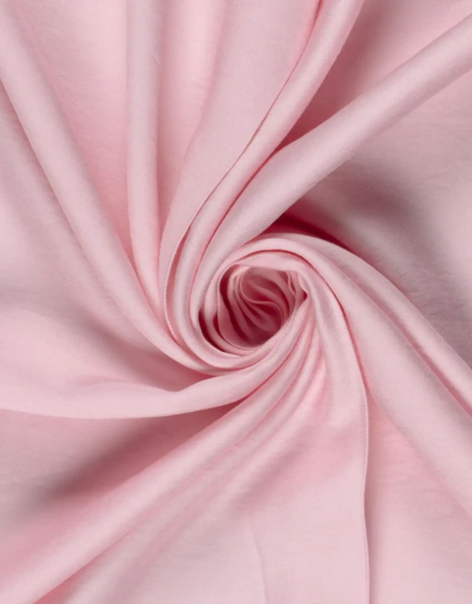 Viscose satijnlook  uni licht roze