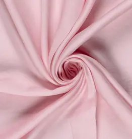 Viscose satijnlook  uni licht roze