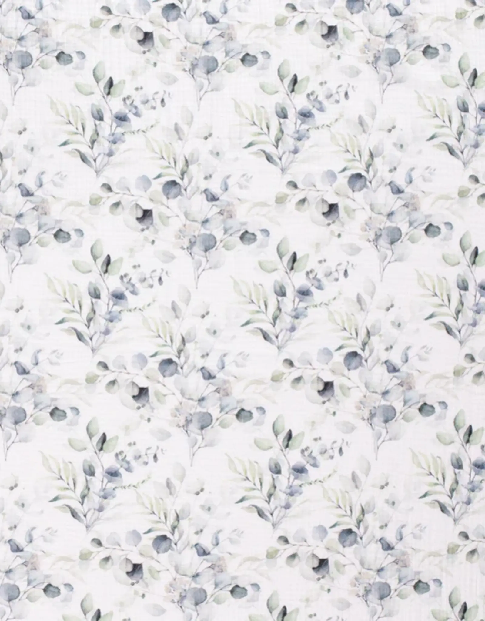 Mousseline eucalyptus takjes wit