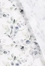 Mousseline eucalyptus takjes wit