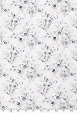 Mousseline eucalyptus takjes wit