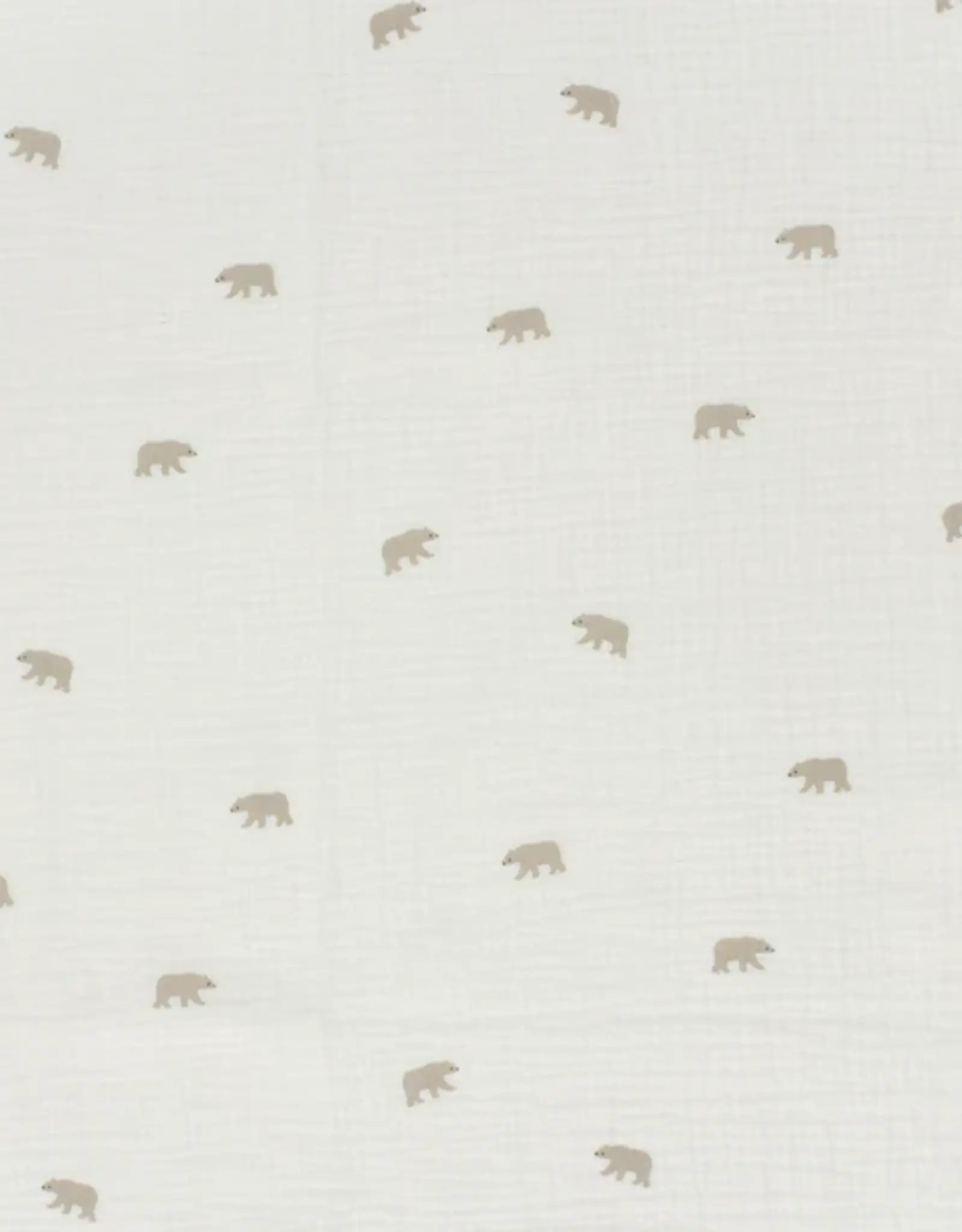 Mousseline beertjes gebroken wit