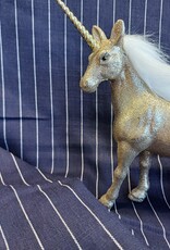 Viscose linnen zwarte krijtstreep navy Viscose linnen zwarte krijtstreep navy