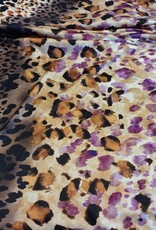 Satijn leopard print multi Satijn leopard print multi
