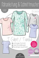 Patroon T-shirt / Tunika   voor meisjes Patroon T-shirt / Tunika   voor meisjes