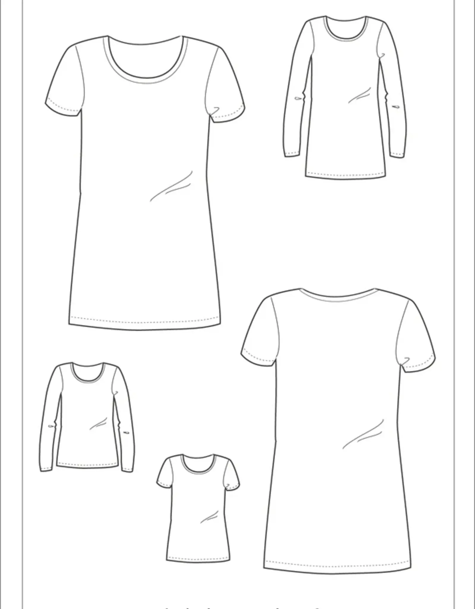 Patroon T-shirt / Tunika   voor meisjes