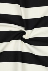 Canvas strepen zwart en gebroken wit Canvas strepen zwart en gebroken wit