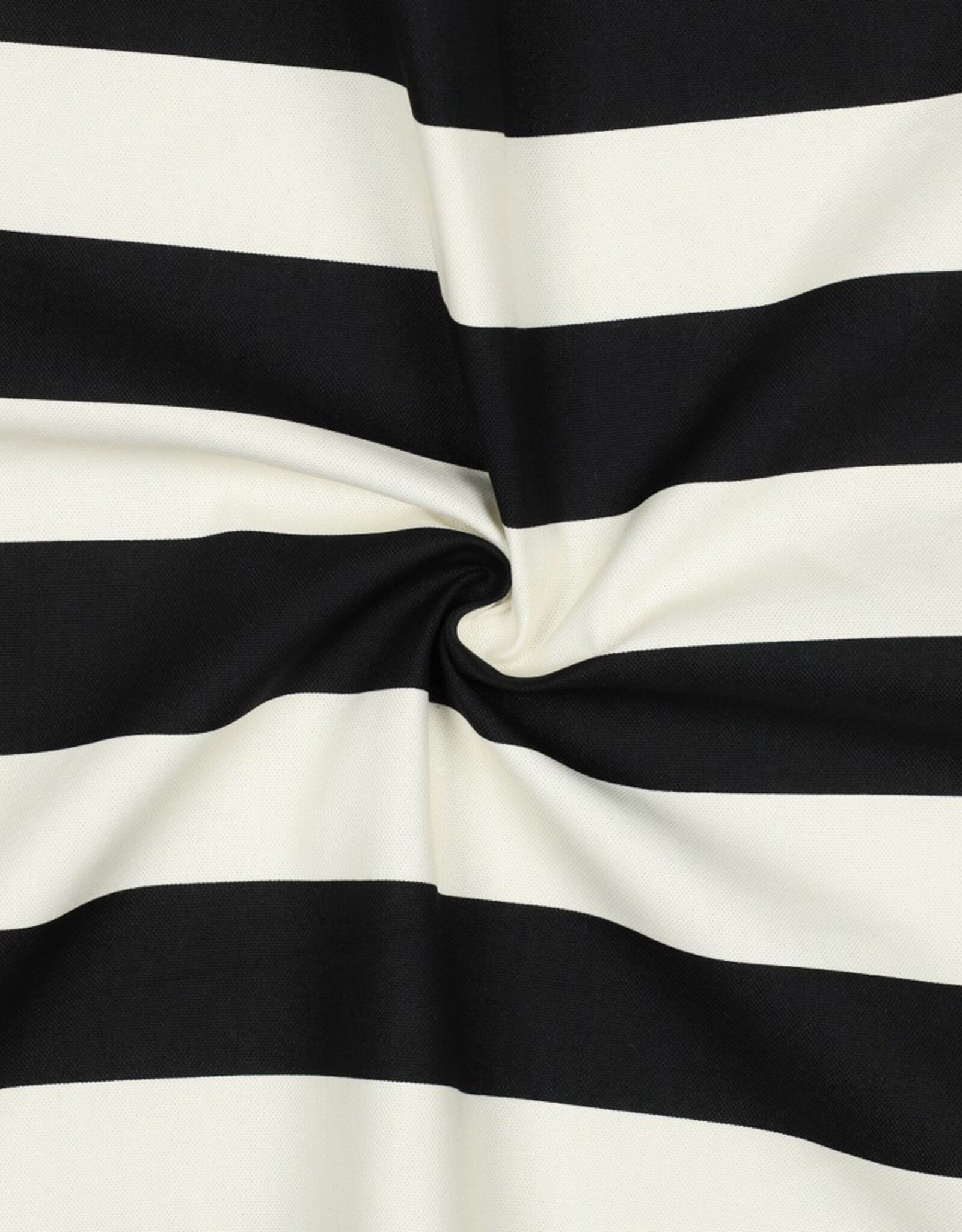 Canvas strepen zwart en gebroken wit