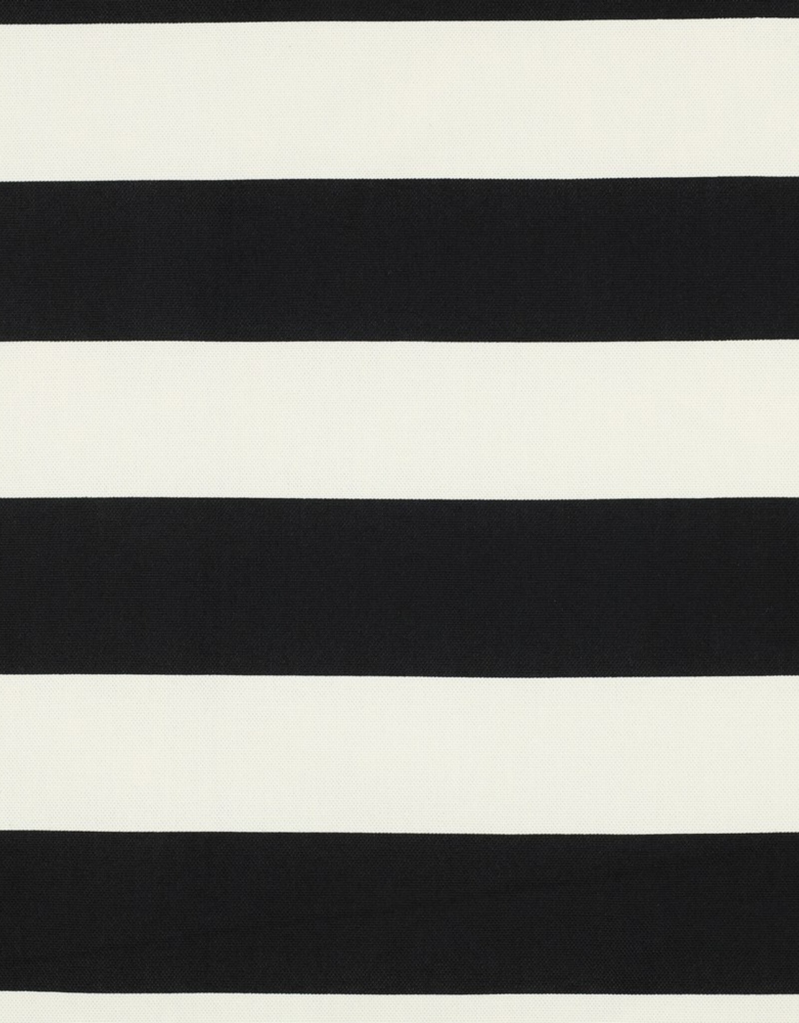 Canvas strepen zwart en gebroken wit