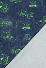 Katoen jersey neon graafmachines navy Katoen jersey neon graafmachines navy