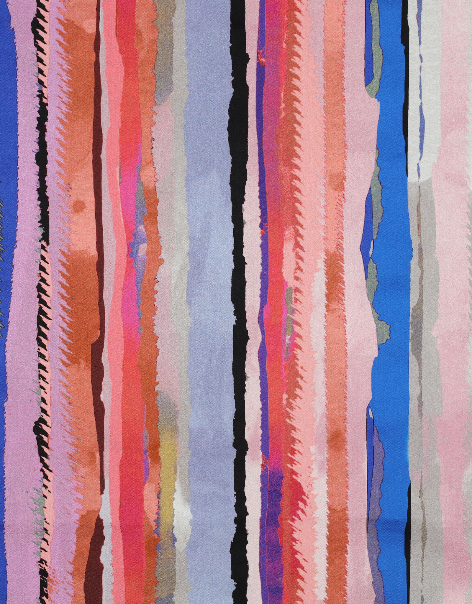 Katoen satijn digitale print kleurrijke strepen