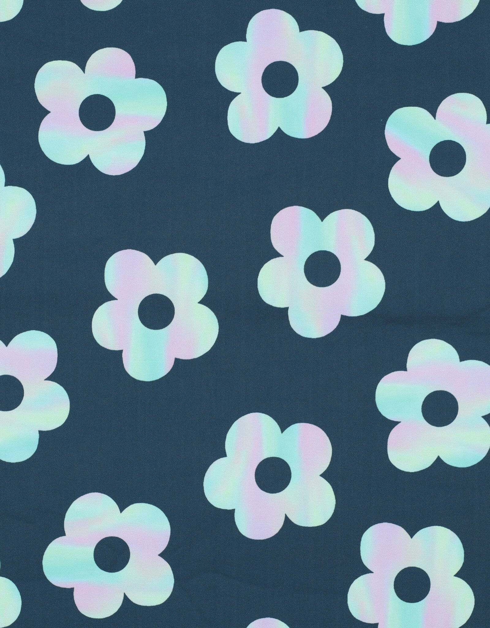 Softshell digital flowers dark petrol