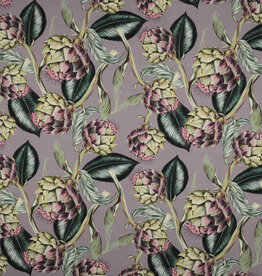 Canvas digital artichoke lavender