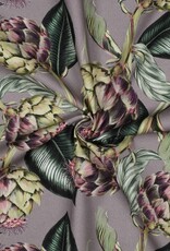 Canvas digital artichoke lavender
