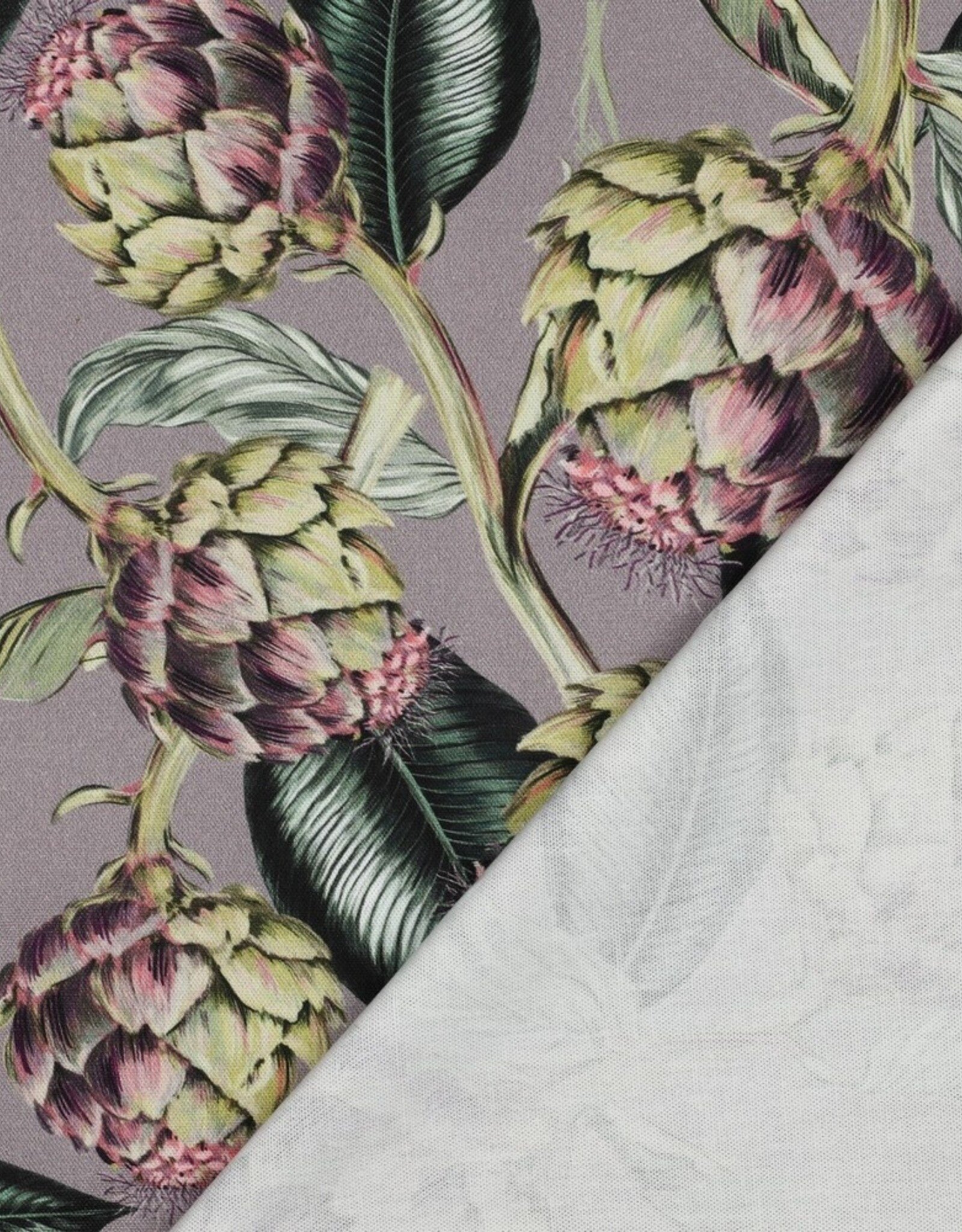 Canvas digital artichoke lavender
