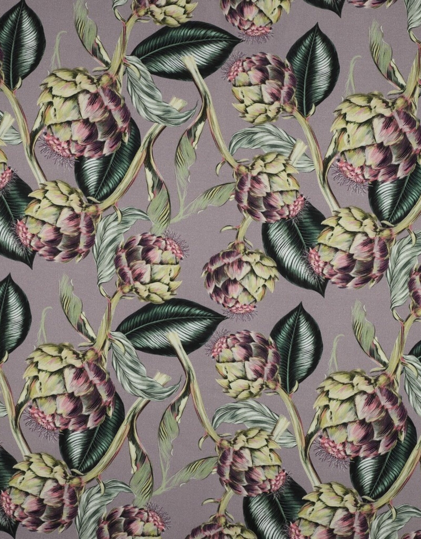 Canvas digital artichoke lavender