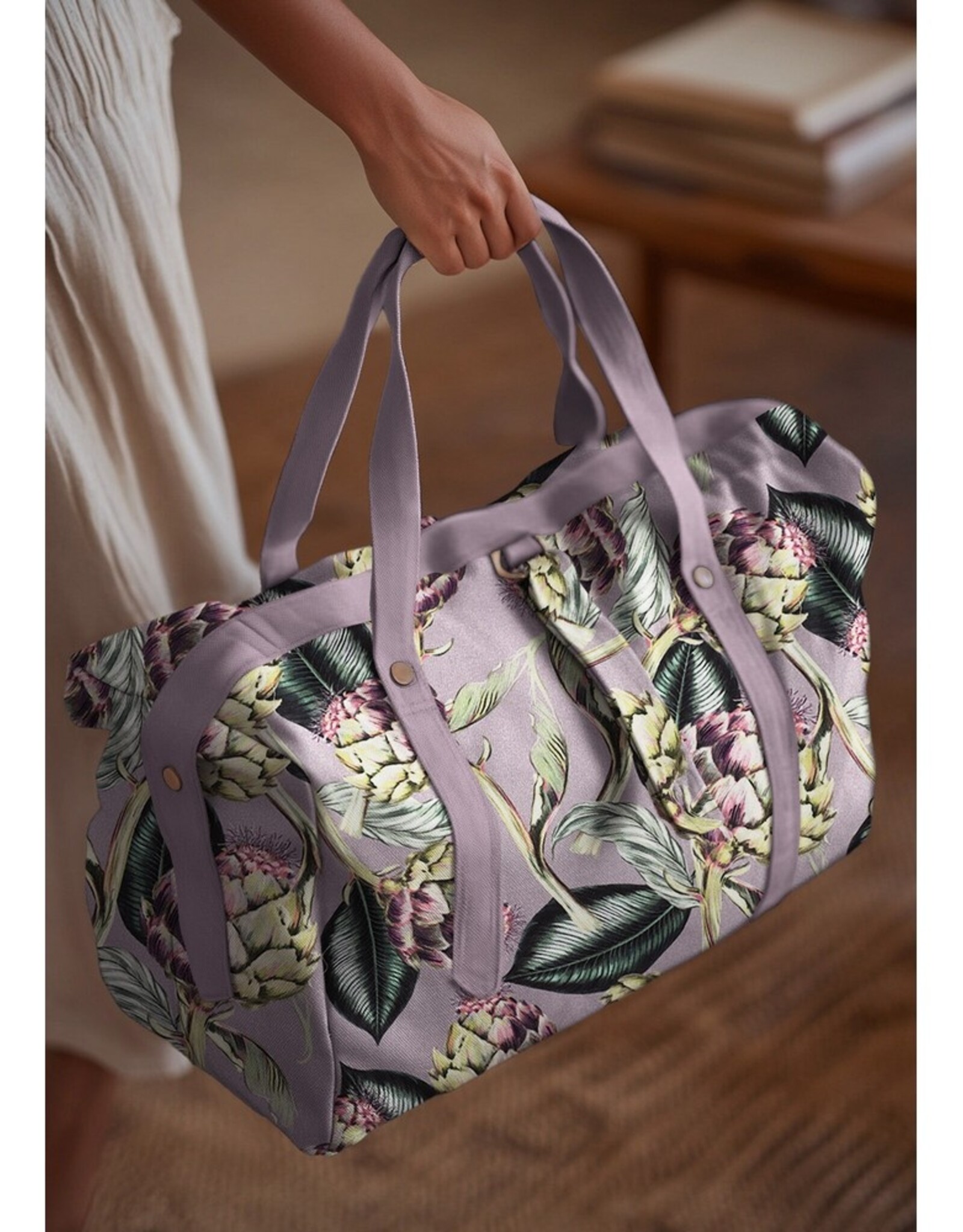 Canvas digital artichoke lavender