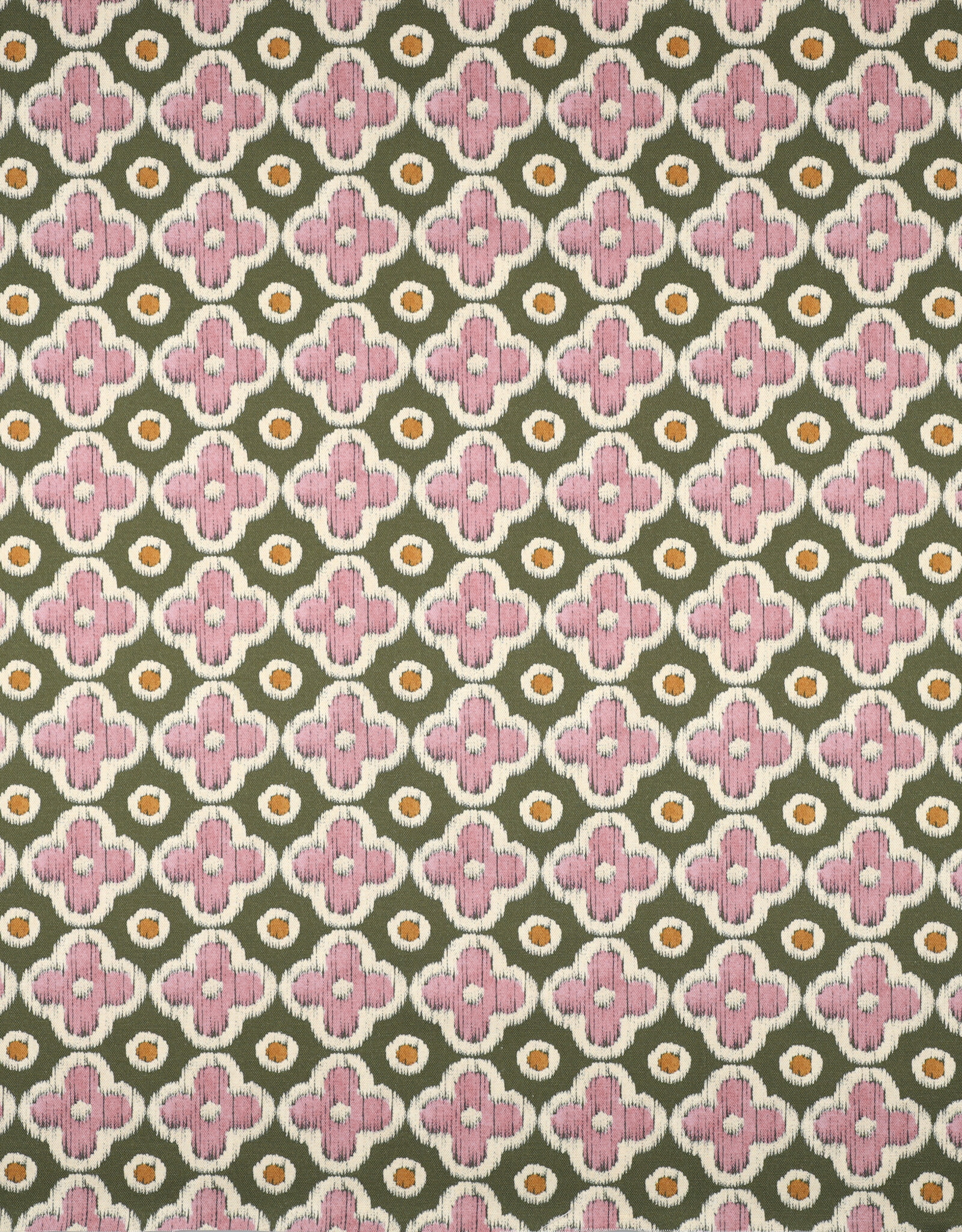 Canvas digital bloem mauve pickle green