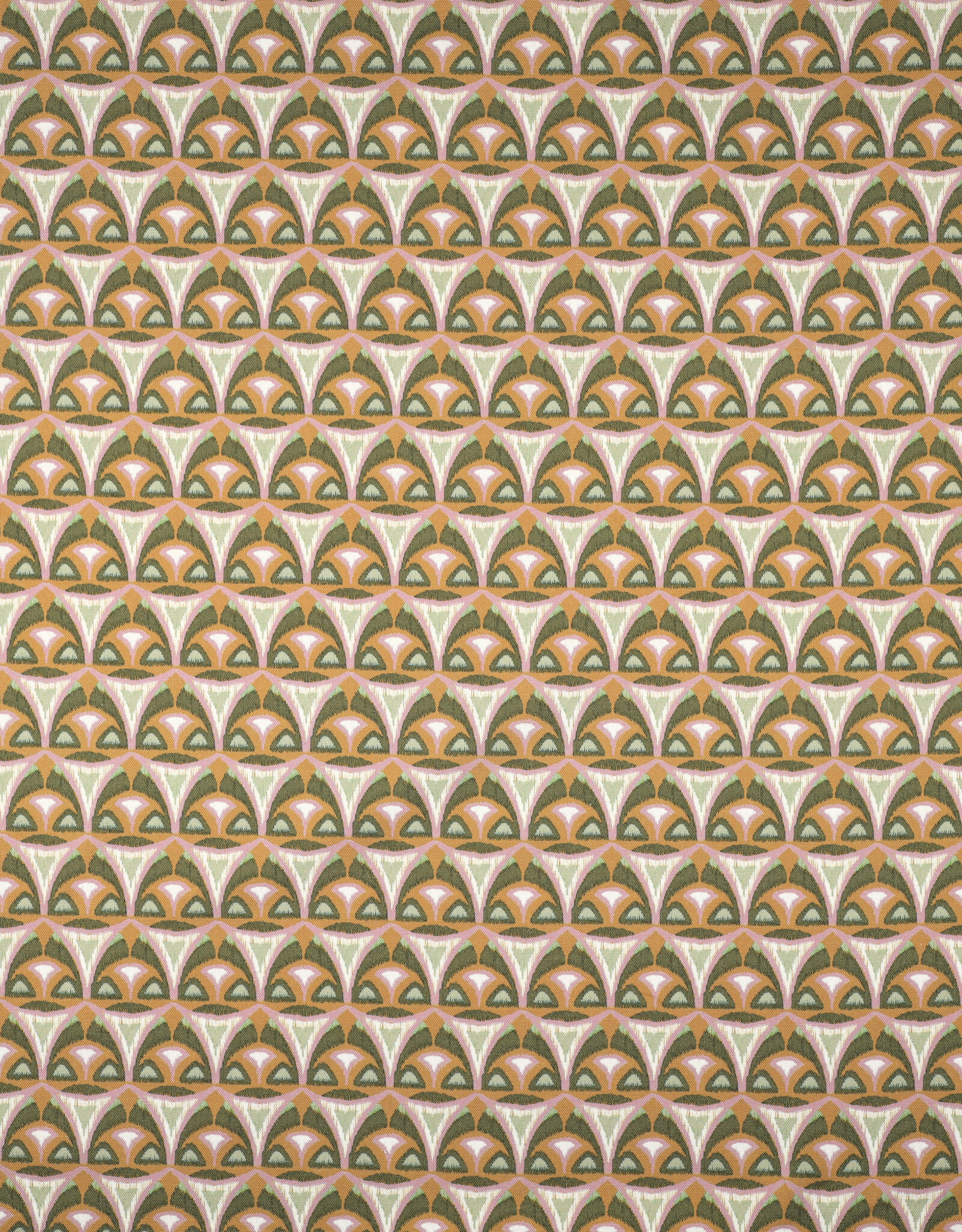 Canvas digital geometrische figuren mauve pickle green