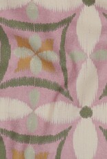 Canvas digital geometrische bloemen mauve Canvas digital geometrische bloemen mauve