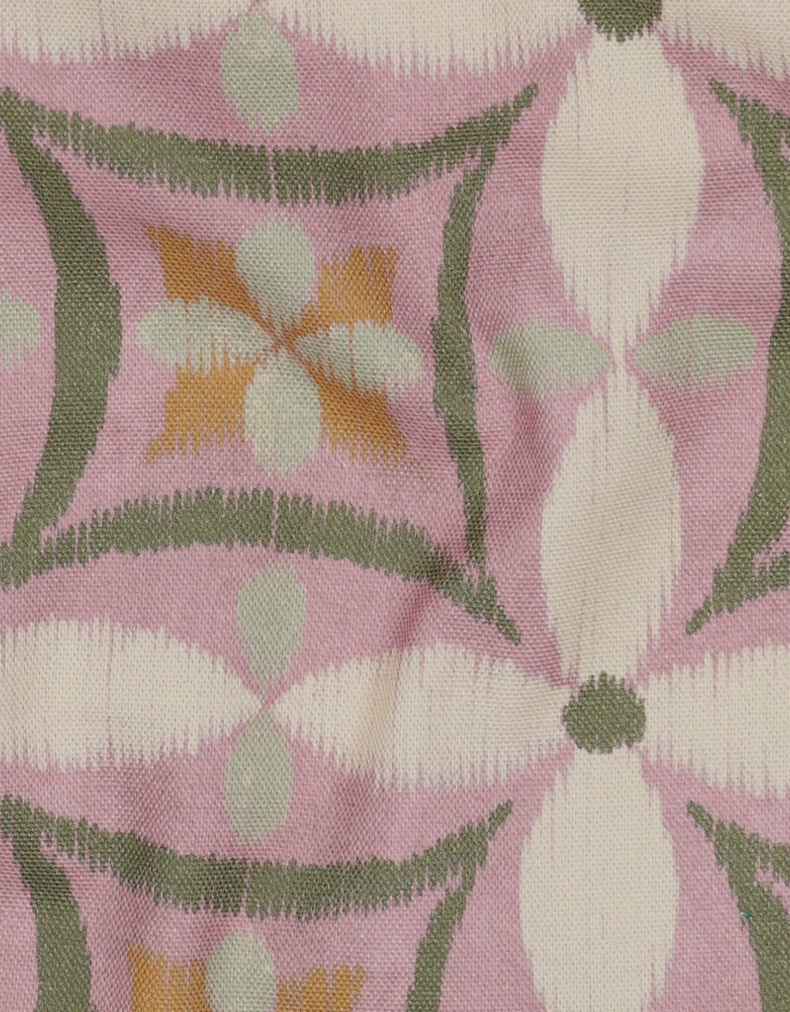 Canvas digital geometrische bloemen mauve