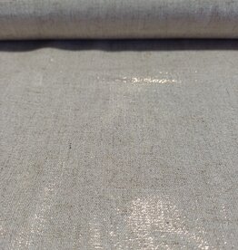 Viscose linnen foil glitter goud- FM