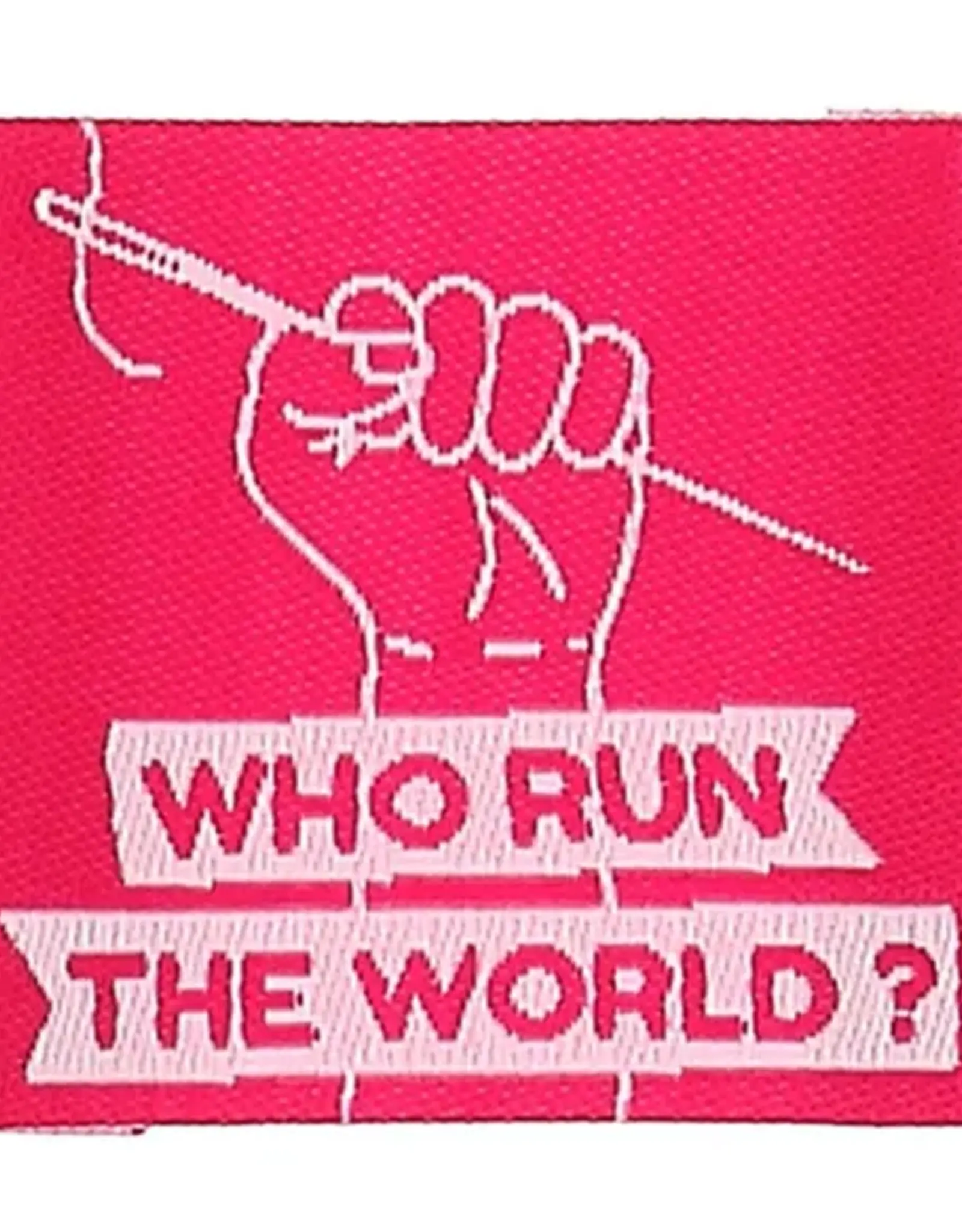 Bohin Who run the world -4 stuks innaailabels