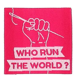 Bohin Who run the world -4 stuks innaailabels