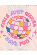 Bohin Girls just wanna have fun -4 stuks innaailabels
