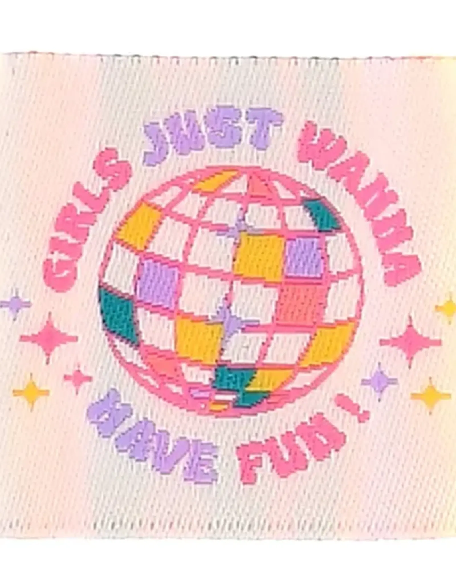 Bohin Girls just wanna have fun -4 stuks innaailabels