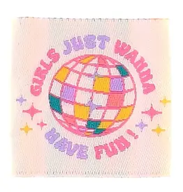 Bohin Girls just wanna have fun -4 stuks innaailabels