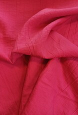 Viscose crinkle zommerrood- FM