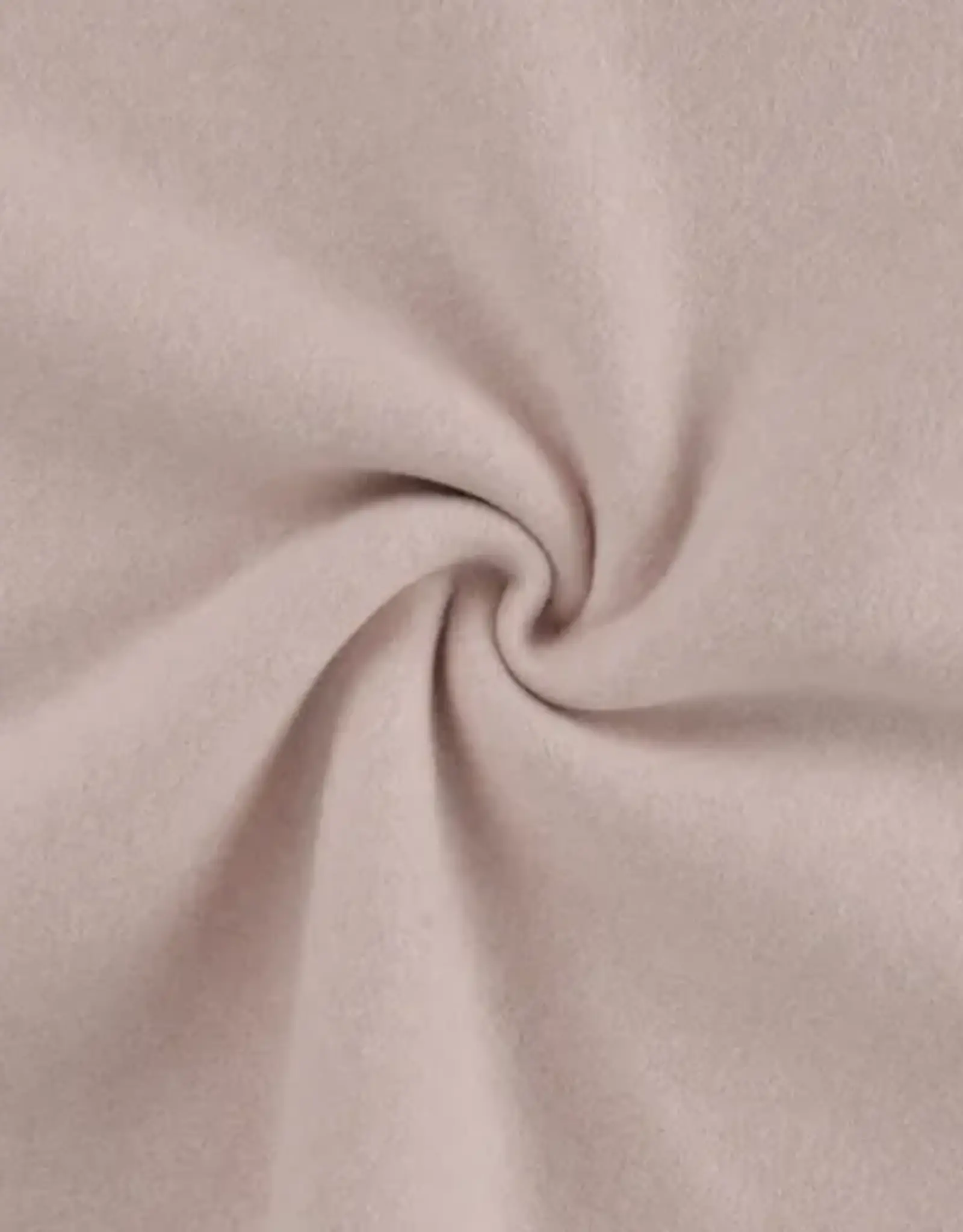Katoen fleece organic salmon melange