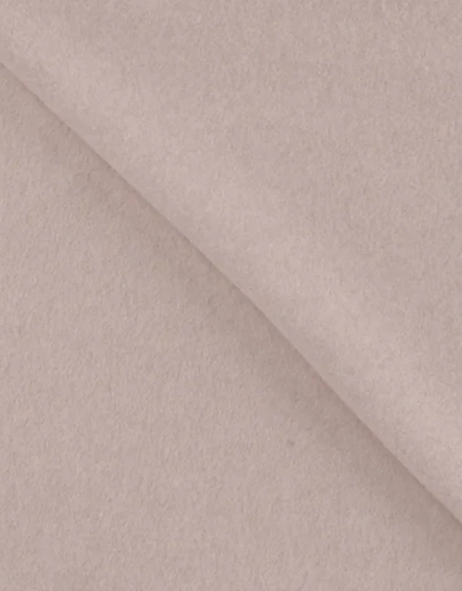 Katoen fleece organic salmon melange