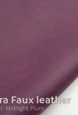 Mora faux Leather 50x145 midnight plum