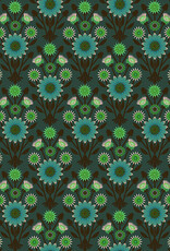 katoen iconic boeket bloemen  groen neon