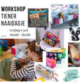 Naaidag voor tieners - 85€ ALL-in