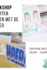 Workshop kaarten maken met gebruik pennen 18 oktober